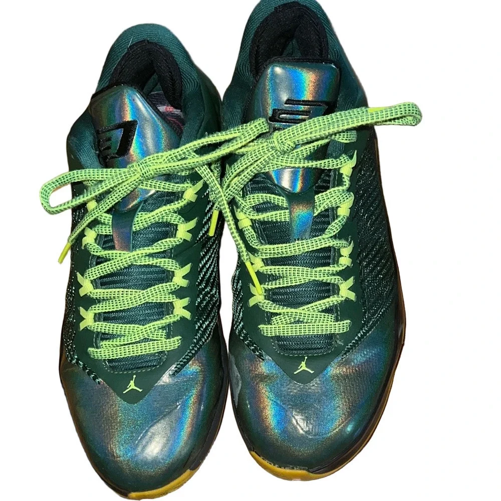 Jordan CP3.VIII Men's Size 8.5 US 684855-350 Green Yellow Basketball Shoes